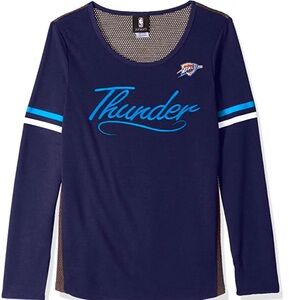 NBA Alpha OKC Thunder Long Sleeve Tee junior S NWT